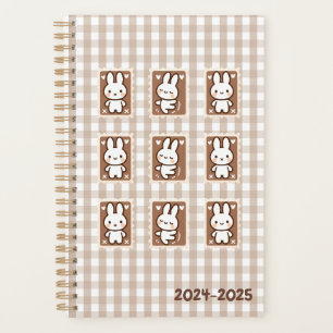 Tiny Latte Gingham Planer
