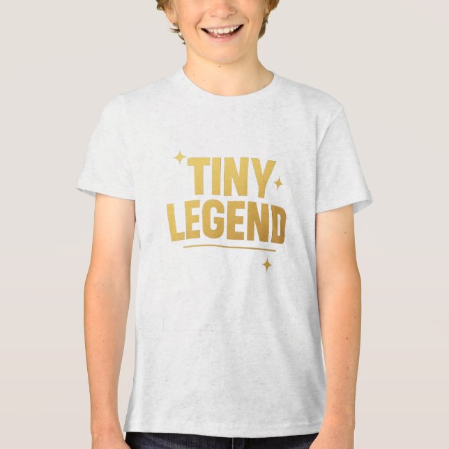 TINY LEGEND – Bold & Bright Tri-Blend Shirt (Vorderseite)