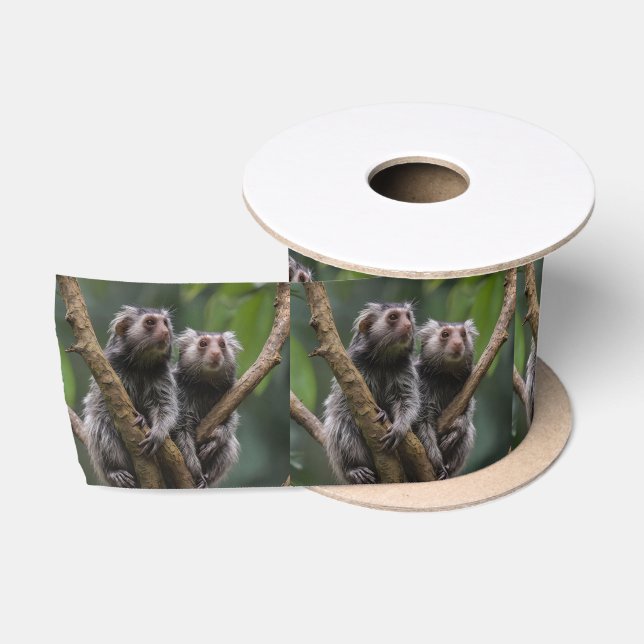 Tiny Marmoset Titans unter den Zweigen, Satinband (Spule)