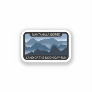 (Tiny) Nantahala Schlucht, Land der Sonne am Nordt Aufkleber