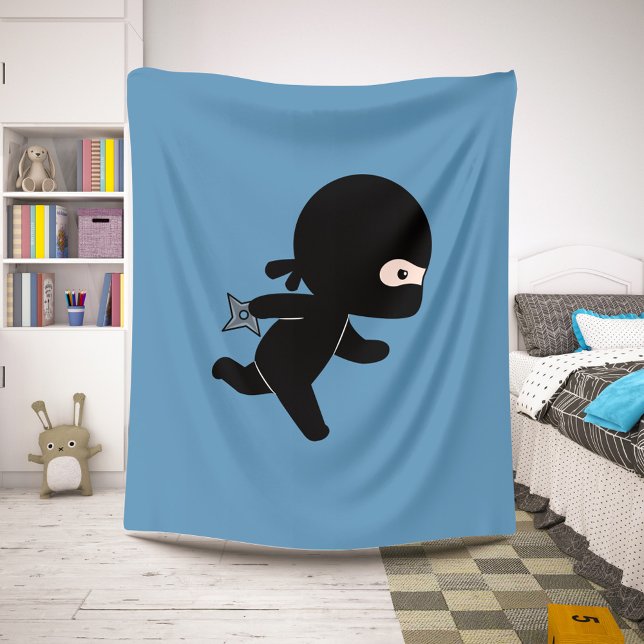 Tiny Ninja läuft auf Blue Sherpadecke (Von Creator hochgeladen)