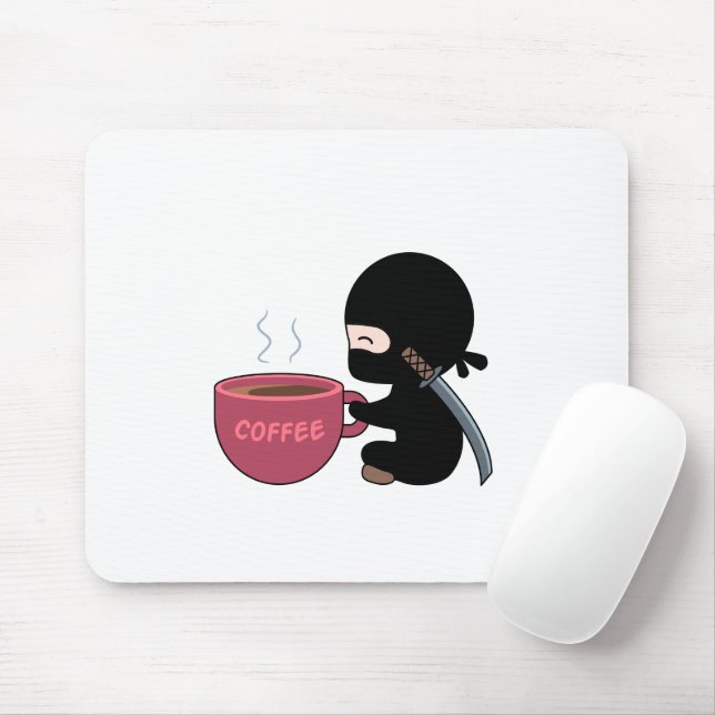 Tiny Ninja mit großer Tasse Mousepad (Mit Mouse)