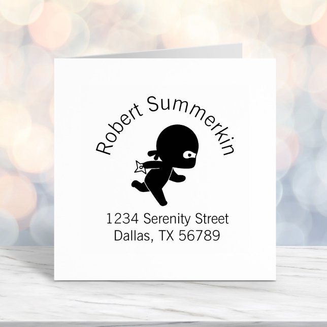 Tiny Ninja Running Arch-Adresse Permastempel (Von Creator hochgeladen)