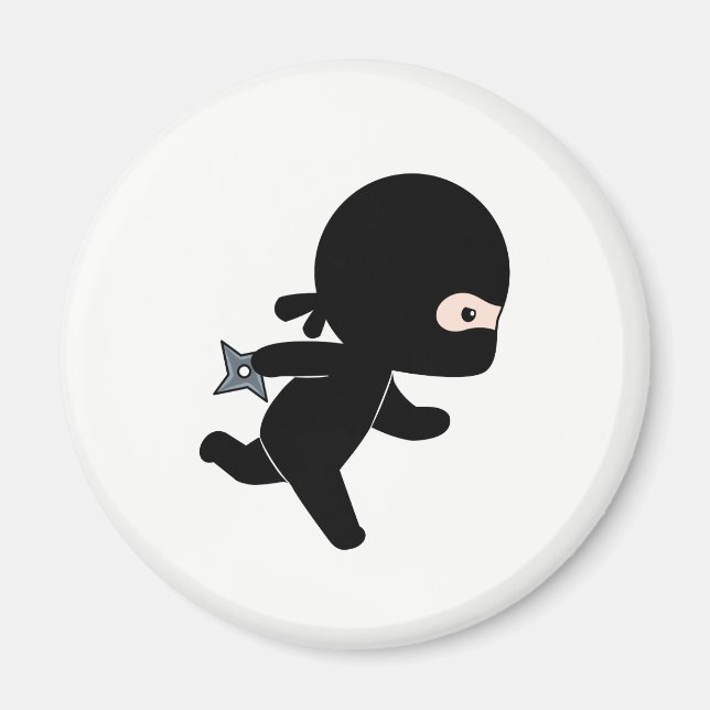 Tiny Ninja Running Magnet (Vorne)