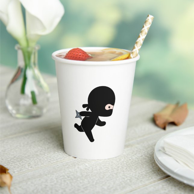 Tiny Ninja Running Pappbecher (In Situ)