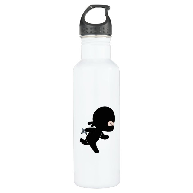 Tiny Ninja Running Trinkflasche (Vorderseite)