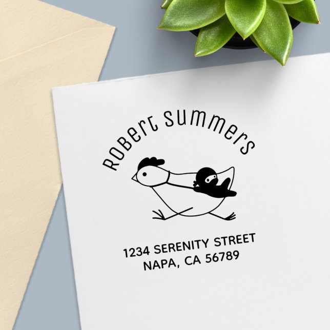 Tiny Ninja Taming Chicken Arch-Adresse Permastempel (Von Creator hochgeladen)