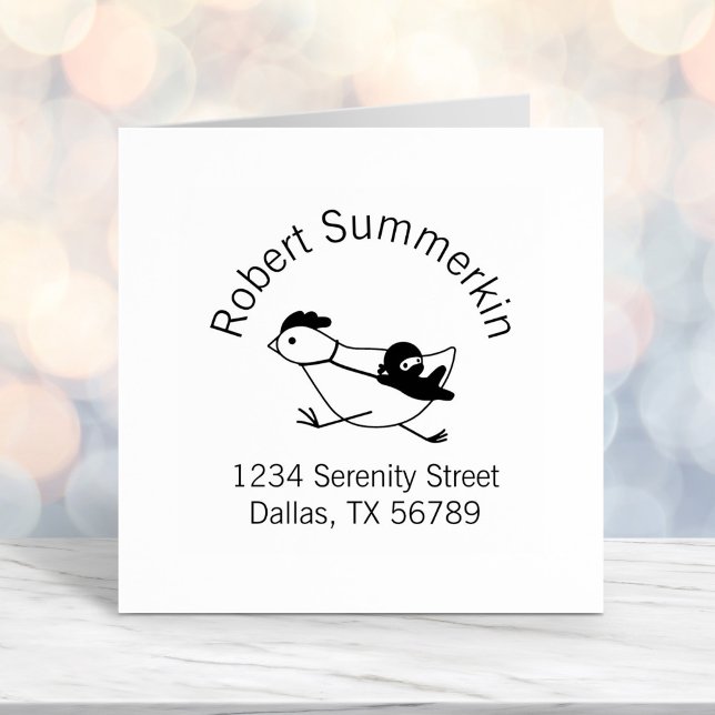 Tiny Ninja Taming Chicken Arch-Adresse Permastempel (Von Creator hochgeladen)