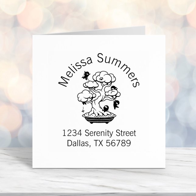 Tiny Ninjas in Bonsai Tree Arch-Adresse Permastempel (Von Creator hochgeladen)