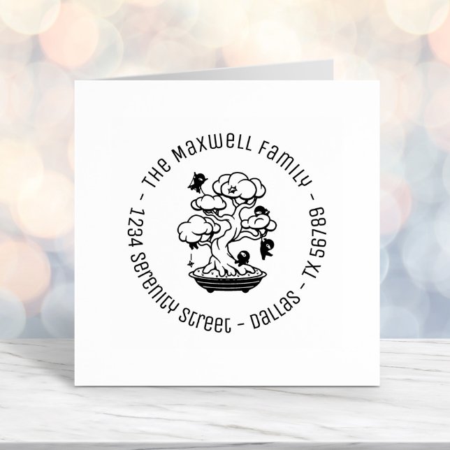 Tiny Ninjas in Bonsai Tree Familienadresse Runde 3 Permastempel (Von Creator hochgeladen)