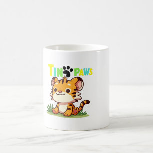 Tiny Paws, Big Roar Kaffeetasse