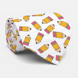 Tiny Pencils auf Papier Krawatte