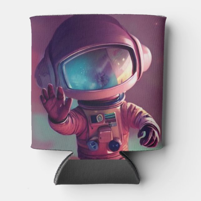 Tiny Pink Alien Dosenkühler (Vorderseite)