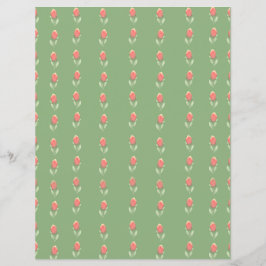 Tiny Pink Rosenknospe auf dem Grünbuch
