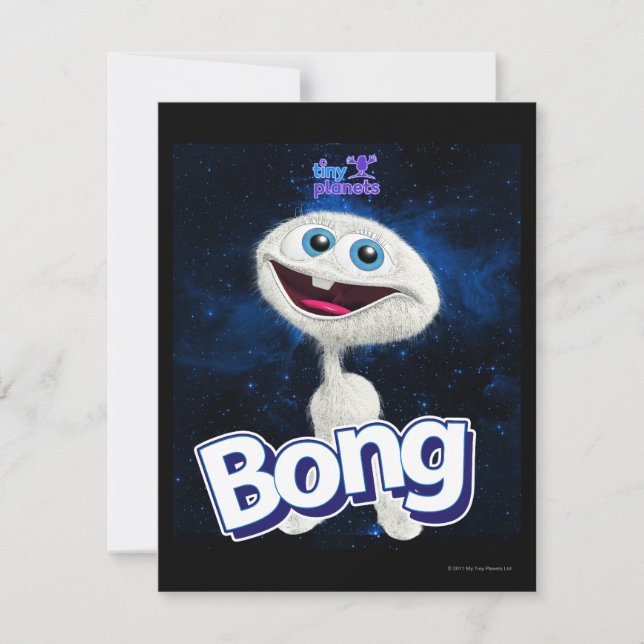 Tiny Planets Bong - weit weg! (Vorderseite)