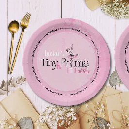 Tiny Prima Is On The Way Paper Plates Pappteller