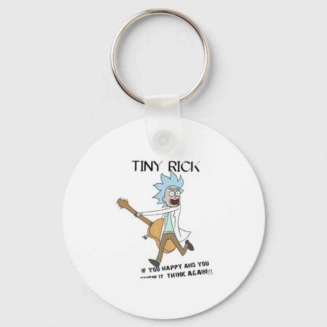 Tiny Rick Classic Schlüsselanhänger (Vorderseite)