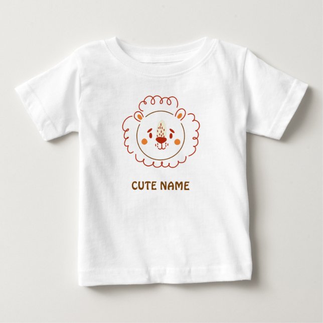 Tiny Roar Baby T-shirt (Vorderseite)