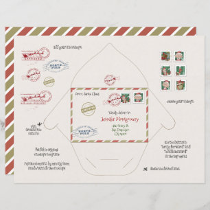 Tiny Santa and Elf Envelopes Origami DIY