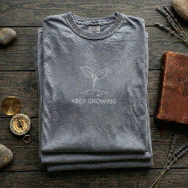 Tiny Seed Growth Zitat SVG Unisex Grafik T-Shirt
