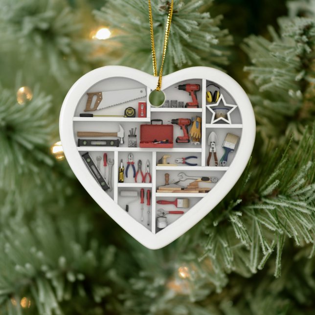 Tiny Shelves: DIY Tools - 2D print Tool Shelf Keramik Ornament (Baum)