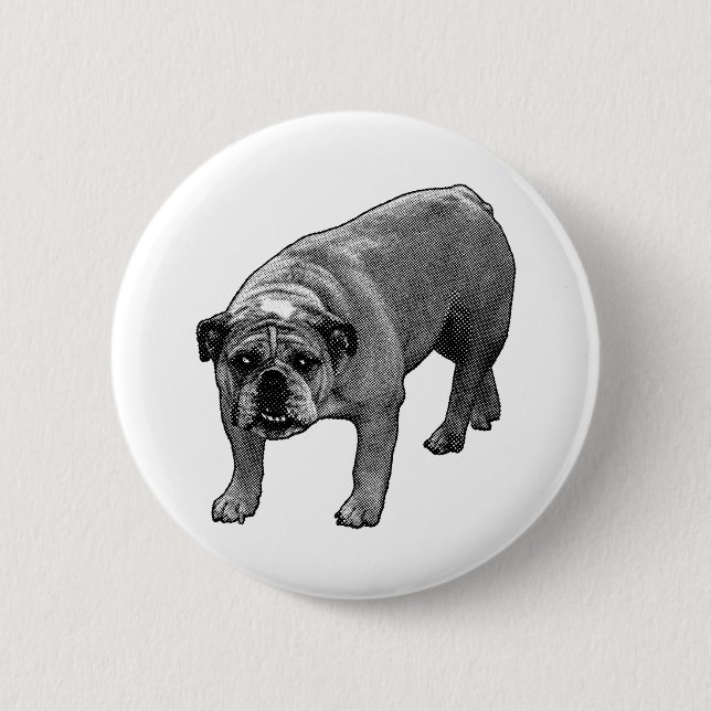 Tiny Spark Bulldog Button (Vorderseite)
