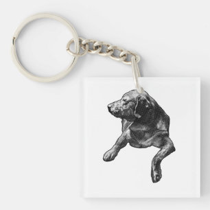 Tiny Speckle Charm, Labrador Schlüsselanhänger