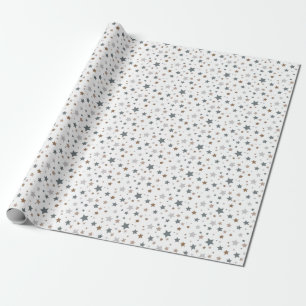 Tiny Stars, Rosewood und Lavender Geschenkpapier