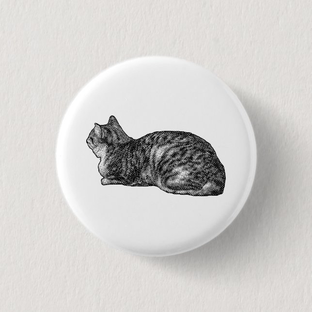 Tiny Tabby, Big Poise Button (Vorderseite)