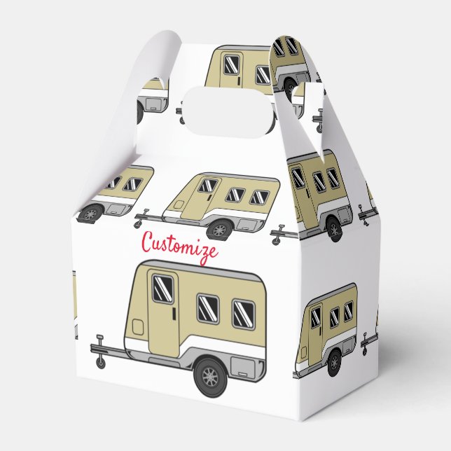 Tiny Tan Caravan Camper Thunder_Cove Geschenkschachtel (Vorderseite)
