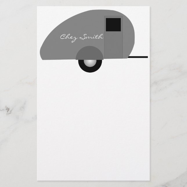 Tiny Teardrop Trailer Thunder_Cove Briefpapier (Vorderseite)
