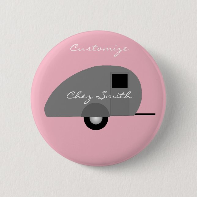 Tiny Teardrop Trailer Thunder_Cove Button (Vorderseite)