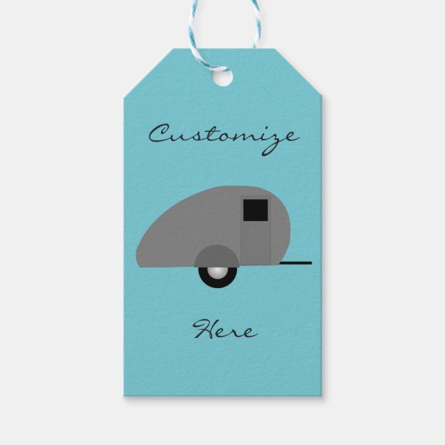 Tiny Teardrop Trailer Thunder_Cove Geschenkanhänger (Vorderseite)