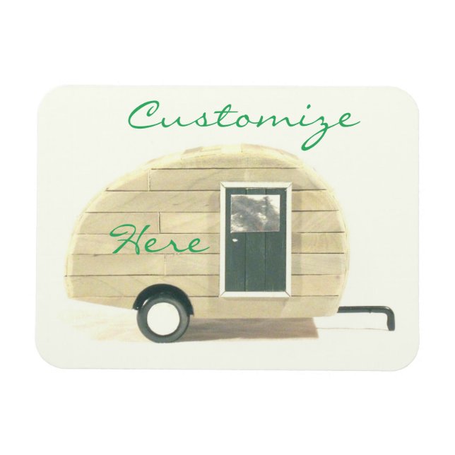 Tiny Teardrop Trailer Thunder_Cove Magnet (Horizontal)