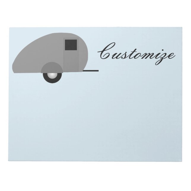 Tiny Teardrop Trailer Thunder_Cove Notizblock (Vorderseite)