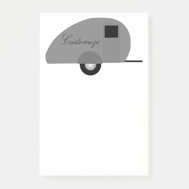 Tiny Teardrop Trailer Thunder_Cove Post-it Klebezettel (Vorderseite)