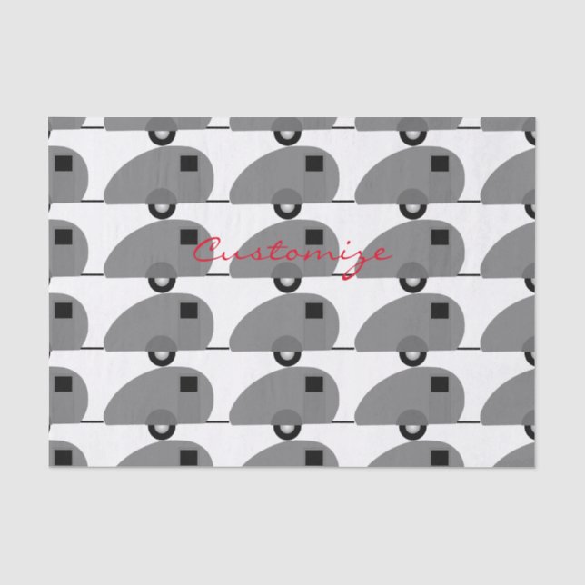 Tiny Teardrop Trailer Thunder_Cove Seidenpapier (Vorderseite)