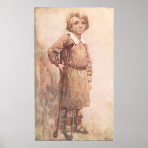 Tiny Tim... seine aktive kleine Kruste Poster