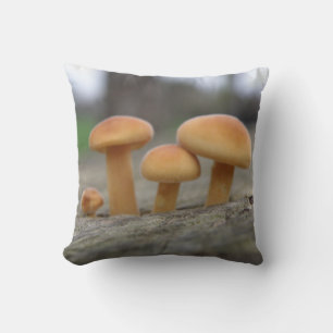 Tiny Toadstools Macro Pillow Kissen