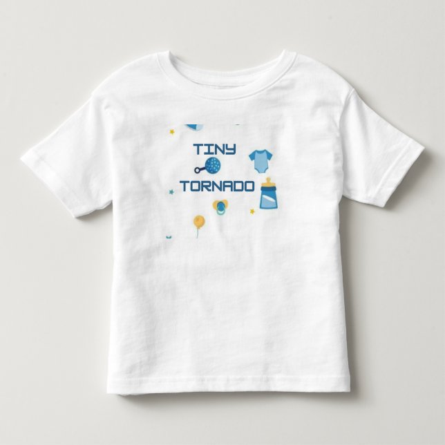 Tiny Tornado Kleinkind T-shirt (Vorderseite)