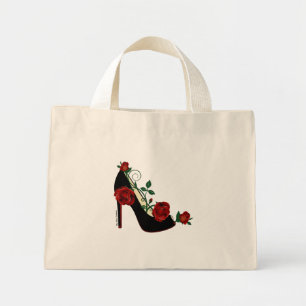 Tiny Tote Bag - Stiletto Rose Mini Stoffbeutel