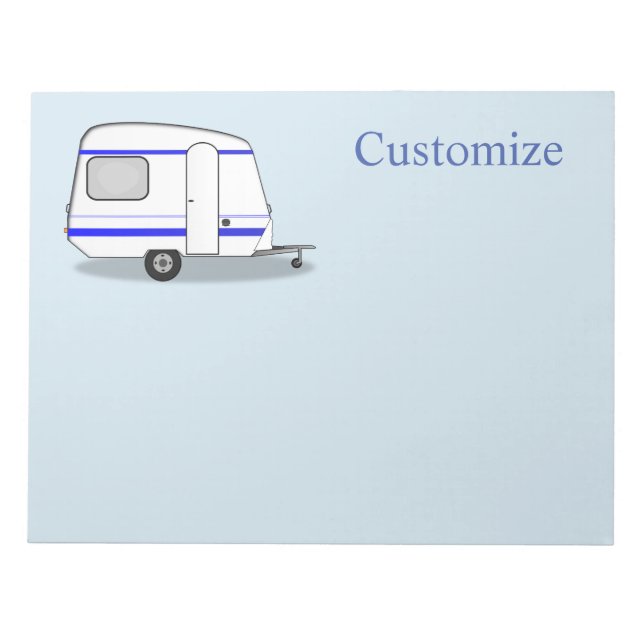 Tiny Trailer Sinti und Roma Caravan Thunder_Cove Notizblock (Vorderseite)