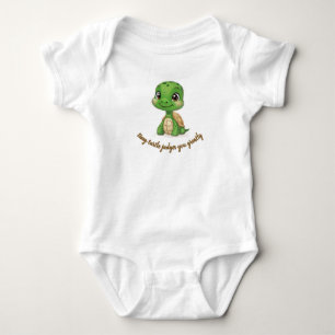 Tiny Turtle beurteilt Sie Baby Strampler