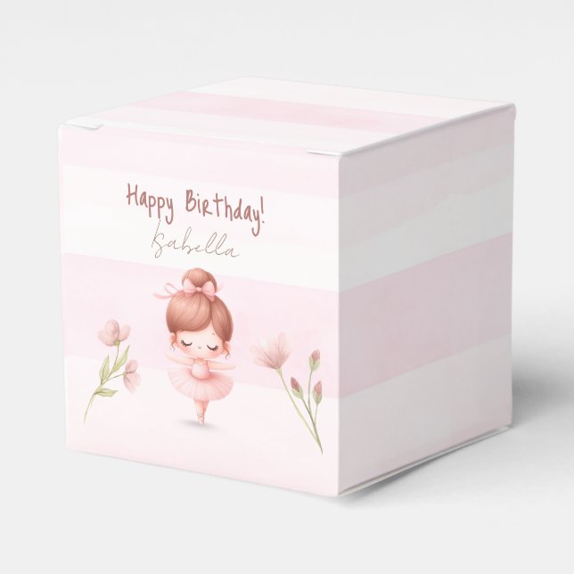 Tiny Twirls – Ballerina  Geschenkschachtel (Vorderseite)