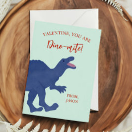 Tiny Valentine, You're Dino-mite Dinosaur Mitteilungskarte