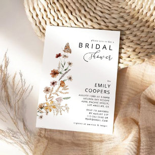 Tiny Wildblume Bridal Dusche Einladung