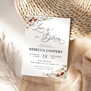 Tiny Wildblume Bridal Dusche Einladung