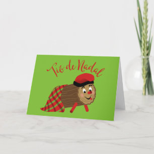 Tio De Nadal Feiertagskarte