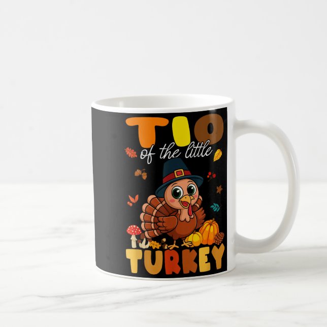 Tio Of The Little Turkey Thanksgiving Baby Shower  Kaffeetasse (Rechts)