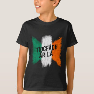 Tiocfaidh Ar La Vintage Irland Irische Flagge Iris T-Shirt